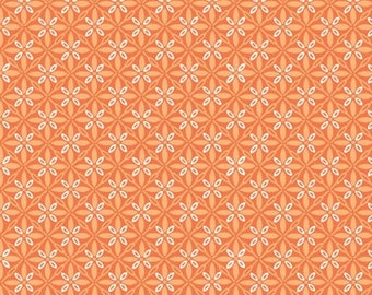 Tufted Orange From Kimberbell Basics Collection for Maywood Studio - 100% Cotton