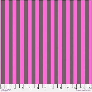 Tula Pink Neon True Colors Collection - Neon Tent Stripe in Mystic - 100% High Quality Cotton- You Choose the Cut