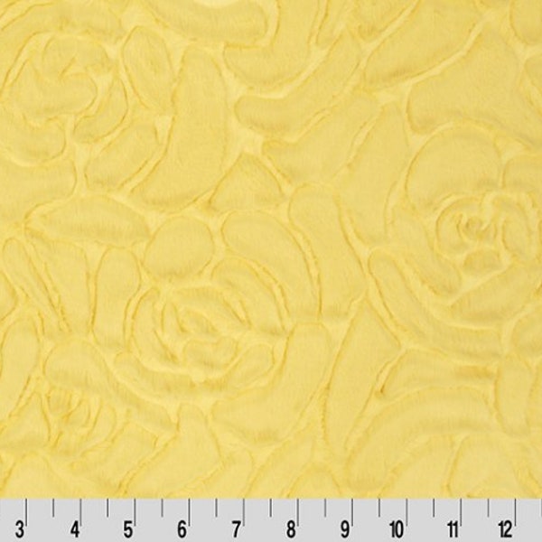 Demi Rose - Banana Rose Luxe Cuddle® MINKY From Shannon Fabrics 10mm Pile