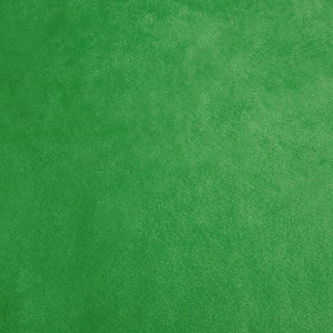 May include: A solid green background with a slightly textured surface.
