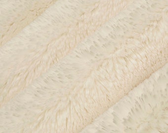 Luxe Cuddle® Arctic Rabbit in Natural from Shannon Fabric's Minky Collection - 30mm Pile