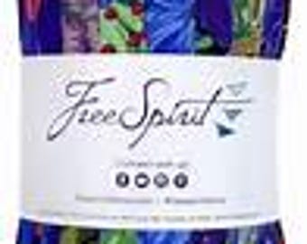 6" Design Strips 40pc in Cool from the Kaffe Fassett Collective August 2023 Collection by FreeSpirit 6"x44" Strips