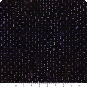 Batik Fabric- Purple String Dots by Lunn Studios from Artisan Batiks Collection: Connect the Dots 19879-6