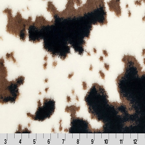 MINKY- Luxe Cuddle® Pony in Mud Pie Fur Minky Fabric From Shannon Fabrics- 12mm Pile