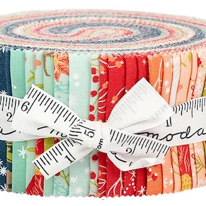 Jelly Roll - Joyful Joyful Collection from Moda Fabrics - 2.5&quot; strips- 40 Pieces