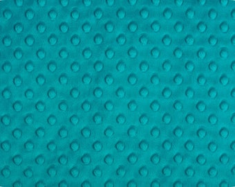 Teal Dimple Minky de Shannon Fabrics