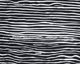 Kaffe Fassett Fabric by the Yard- Creased in Black & White From Kaffe Fassett Collective Classics Collection by FreeSpirit Fabric