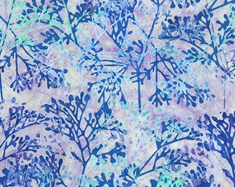 Batik Fabric- Lilac Blue Branches from Artisan Batiks: Watercolor Blossoms Collection 20464-21