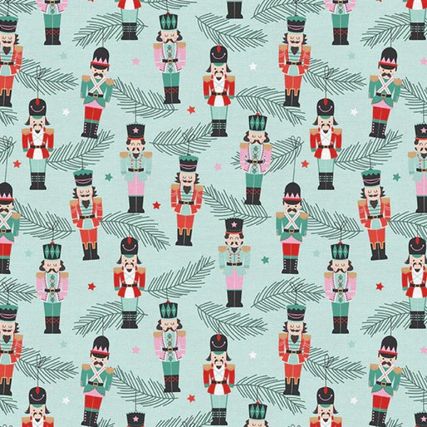 Nutcracker Ornaments from Christmas Nostalgia Collection by Paintbrush Studio Fabric 100% Quilt Shop Cotton