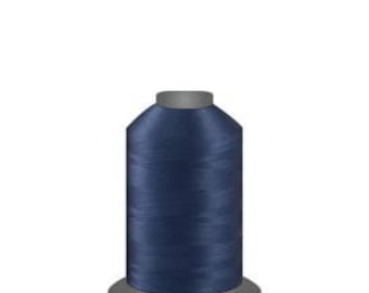 Denimblauw glijdende drielobbige polyesterdraad van Fil-Tec: 1.100yds 40 gew. - Voor naaien, quilten en borduren