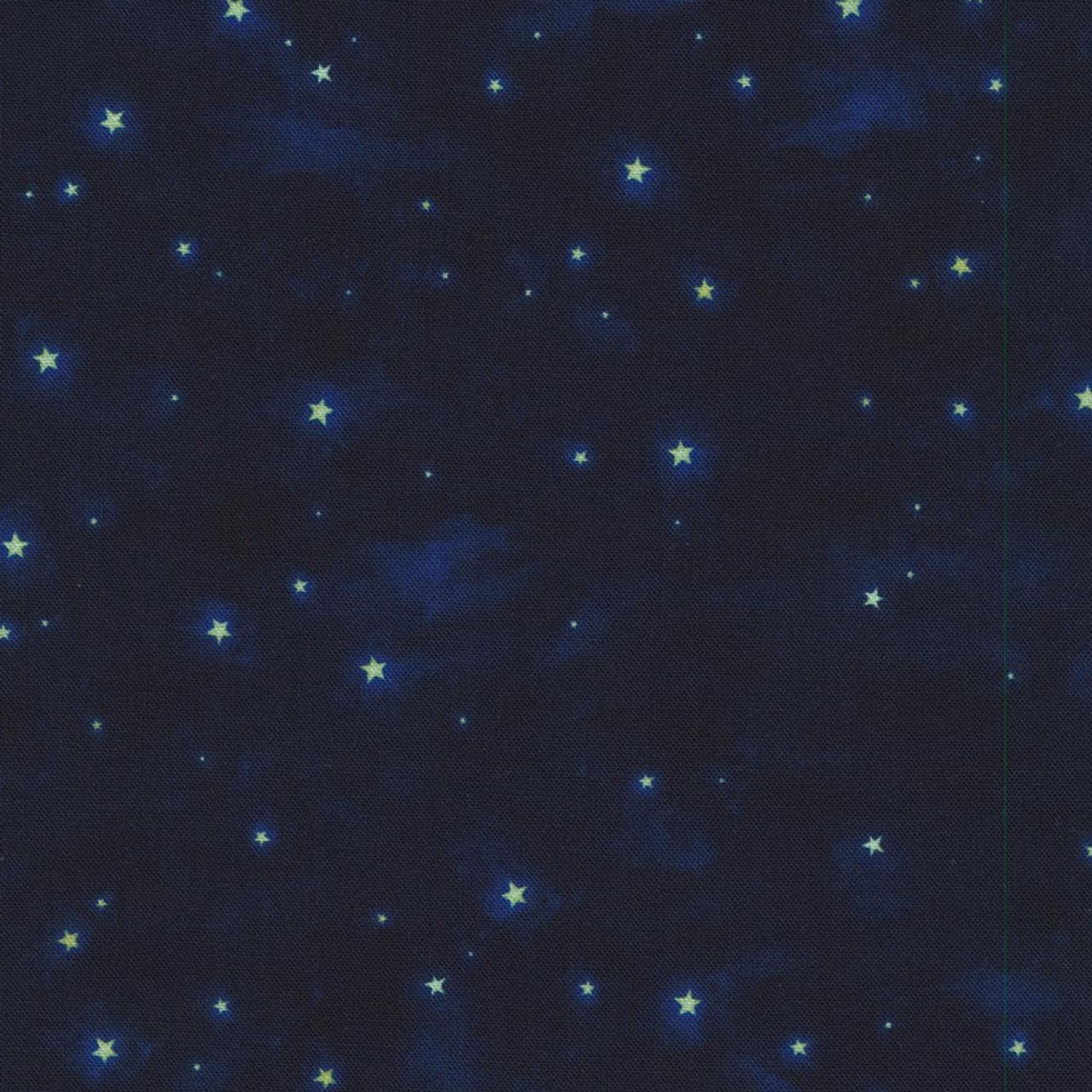 Stars in Midnight from the Night Owl Collection by Laura Audi for Robert Kaufman Fabrics