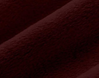 90" Extra Wide Solid Cuddle 3® in Black Cherry Minky From Shannon Fabrics- 3mm Pile