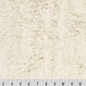 Luxe Cuddle® Frost Sand Plush Fabric From Shannon Fabrics 15mm- Choose Your Cut