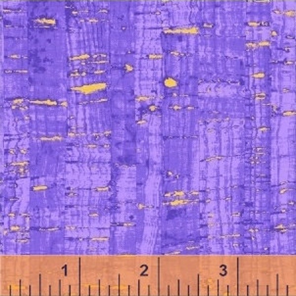 COTTON FABRIC- Metallic Cork in Lavender Purple from Uncorked Collection by Windham Fabric - 100% High Quality Cotton Quilting Fabric