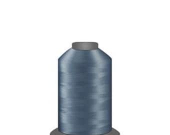 Staalblauw glijdende drielobbige polyesterdraad van Fil-Tec: 1.100 yds 40 gew. - Voor naaien, quilten en borduren