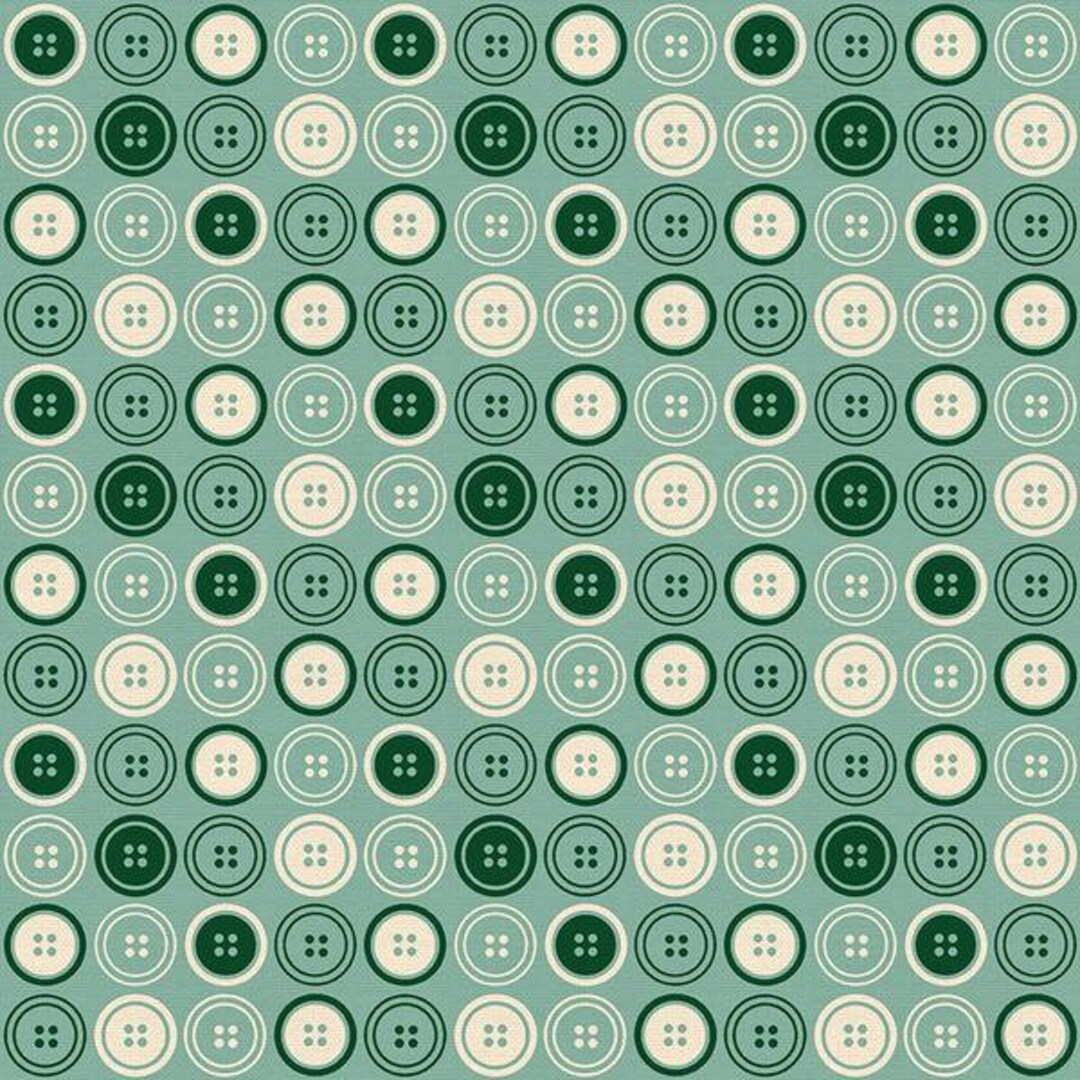 Large Buttons in Green From Sewing Mood Collection by Paintbrush Studio ...