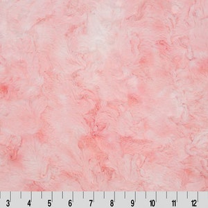 Luxe Cuddle® Galaxy Blossom Pink MINKY From Shannon Fabrics 10mm Pile