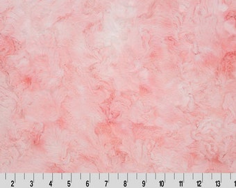 Luxe Cuddle® Galaxy Blossom Pink MINKY From Shannon Fabrics 10mm Pile