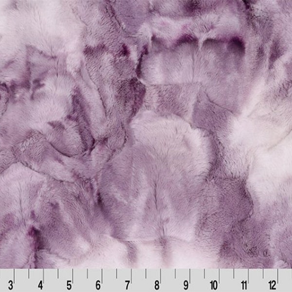 Luxe Cuddle® Sorbet in Vanilla Berry Fur MINKY Fabric From Shannon Fabrics- 10mm