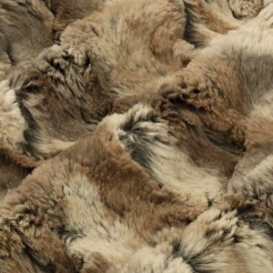 MINKY - Luxe Cuddle® Wild Rabbit in Driftwood Furry Fabric from Shannon Fabrics