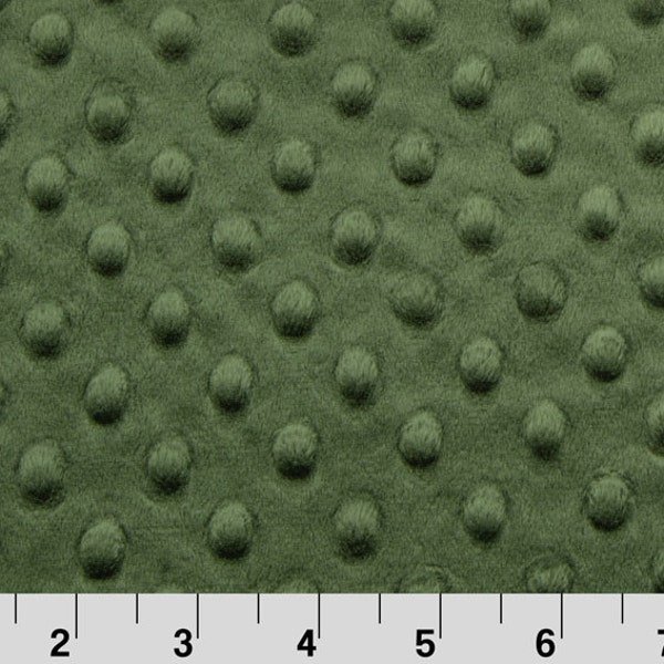 Hunter Green Dimple Minky From Shannon Fabrics - Choose Your Cut