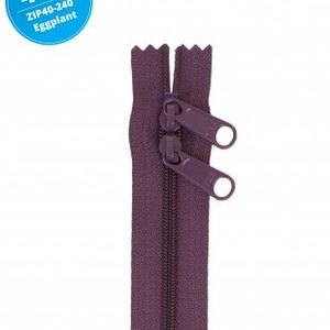 Handbag Zipper 40in Eggplant Handbag Zipper 40in Eggplant