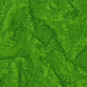 Lava Solids Batik i gräsgrönt från Anthology Basics - Högkvalitativ 100 % kammad bomull