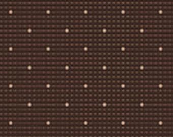 Diamond Row i kakao från Rory-kollektionen av Whistler Studio för Windham Fabrics - 100 % bomullstyg