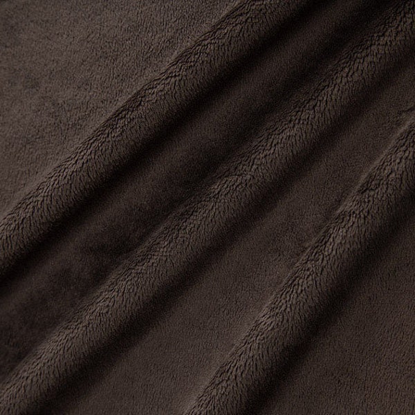 90" Extra Wide Chocolate Brown Cuddle Smooth 3 Minky From Shannon Fabrics- You Choose Your Cut
