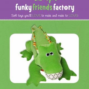 MODELLO DI CARTA - Coccodrillo Steve della Funky Friends Factory
