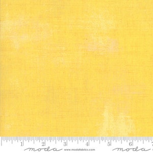 Grunge Basic in Chiffon Yellow from Moda Fabrics - 100% Quilt Shop Quality Cotton