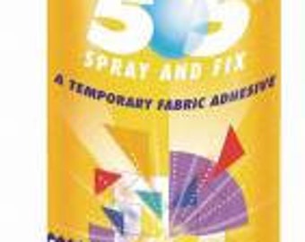 1 can of 14.7 ounce 505 Temporary Fabric Adhesive Spray from Odif - Great for Minky Strip Quilts - Large Can