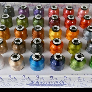 Floriani Fall Thread Set - 30 x 1,100yds 40 wt.