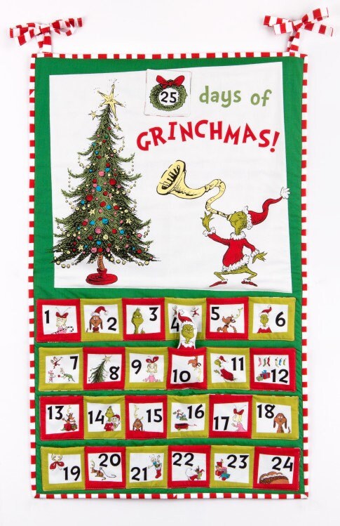 The Grinch Advent Calendar Panel From Dr Seuss's How the - Etsy The Grinch Advent Calendar Panel From Dr Seuss's How the - Etsy