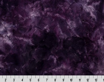 Luxe Cuddle® Galaxy Plum Purple MINKY From Shannon Fabrics 10mm Pile
