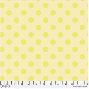 Tula Pink Neon True Colors Collection - Neon Pom Pom in Moon Beam - 100% High Quality Cotton- You Choose the Cut