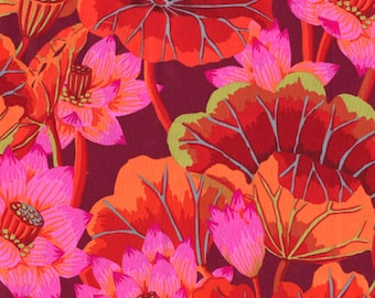Lake Blossoms in Red From Kaffe Fassett Collective Classics Collection by FreeSpirit Fabric