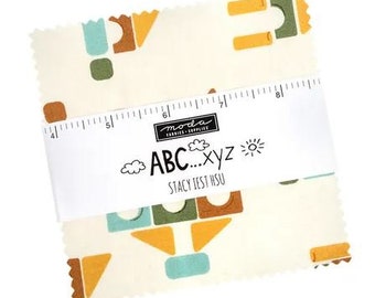 ABC...xyz 5" Charm Pack from Moda Fabrics - 42 squares