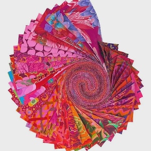 Jelly Roll in Ruby aus der KAFFE FASSETT Collective Classics Plus Kollektion Design Roll by FreeSpirit Fabric 2,5 "x 44" Strips