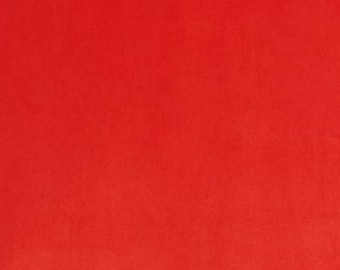 Cherry Red Solid Cuddle® 3 Smooth Minky Plush From Shannon Fabrics- 3mm Pile