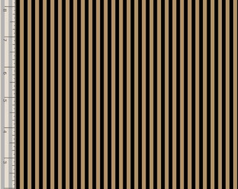 1/8 Inch Tan Pinstripe Stripe from Timeless Treasures Fabric- 100% Quilt Shop Cotton- You Choose Cut