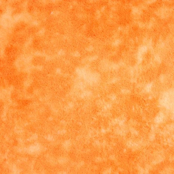 Plush Luxury MINKY - Neon Speckles in Orange from EZ Fabrics - You Choose the Cut