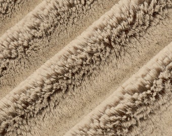 Luxe Cuddle® Frosted Baby Seal in Chocolate Almond Brown from Shannon Fabric's Minky Collection - Two Toned Minky - 15mm Pile
