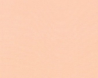 Ice Peach Solid Kona Cotton from Robert Kaufman Fabrics - K001-1176