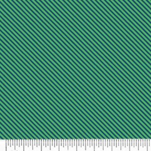 Pinstripes Bias Stripes in Teal by Windham Fabrics- 100% Quilt Shop Cotton