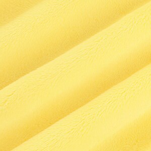 Cuddle® 3 in Banana Yellow Minky From Shannon Fabrics image 3