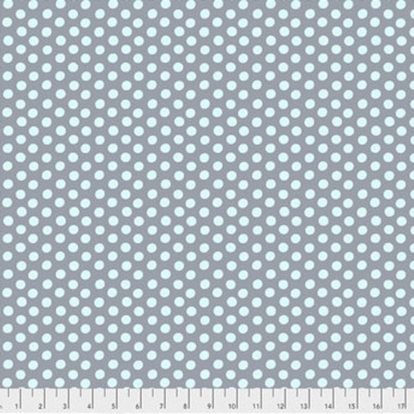 Kaffe Fassett Fabric- 3/8" Spot Dots in Steel Grey From Kaffe Fassett Collective Classics Collection by FreeSpirit Fabric