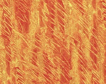 The Very Hungry Caterpillar Orange Scribbles from Andover Fabrics