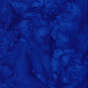 BATIK FABRIC - Lava Solid in Ultra Marine from the Lava Salids Collection from Anthology Fabrics - 100% Cotton