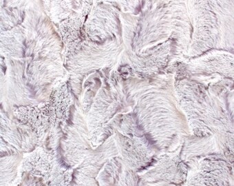 Dusted Doe Snuggle Luxury Frosted MINKY Plush in Iris from EZ Fabrics- Fawn, Animal Print, Ocelot- You Choose the Cut